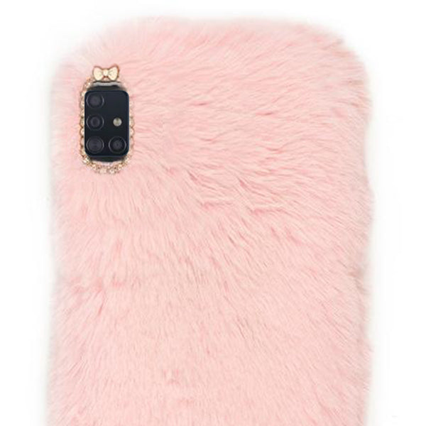 Fur Case Light Pink Samsung A51
