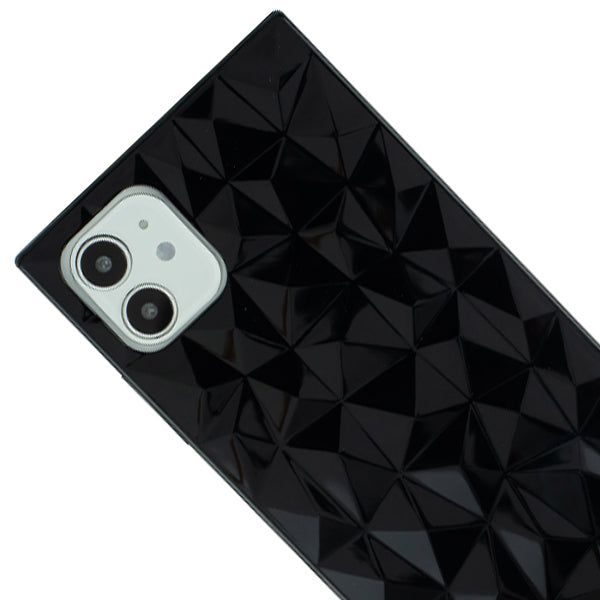 Square Box Triangle Tpu Skin Black Case Iphone 11