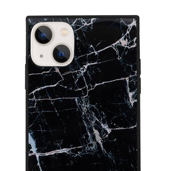 Square Marble Black IPhone 13