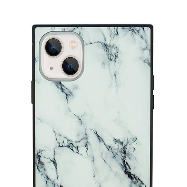 Marble Square White Iphone 13