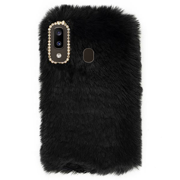Fur Black Case Samsung A20