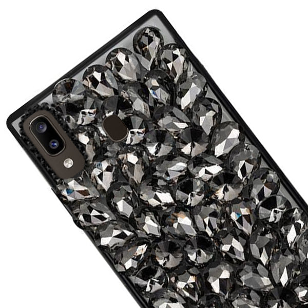 Bling Stones Black Case Samsung A20