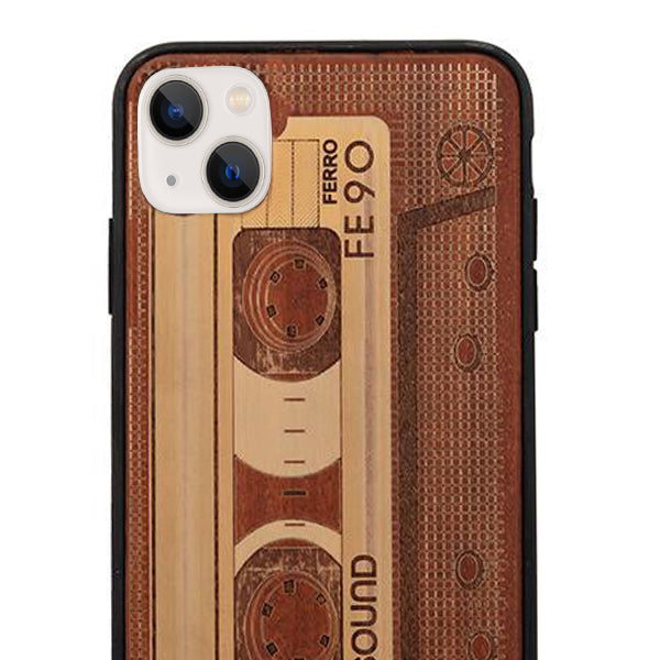 Real Wood Casette Iphone 13