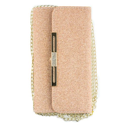 Glitter Detachable Purse Rose Gold Samsung S8 - Bling Cases.com