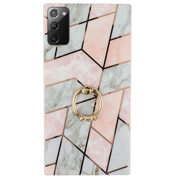 Marble Pink White Samsung Note 20