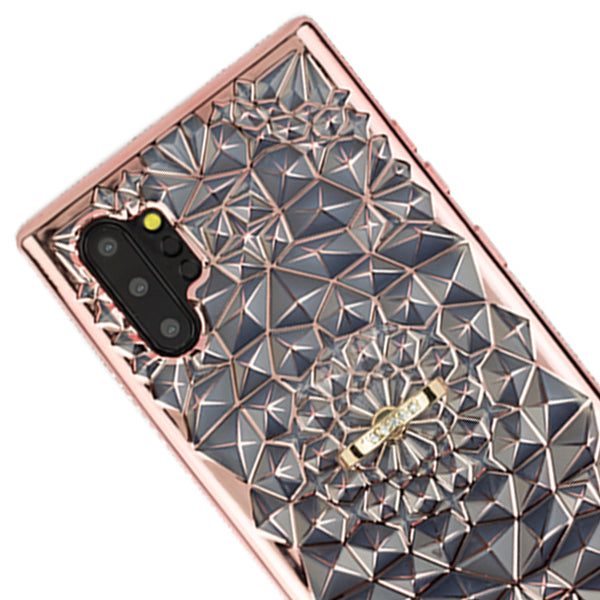 Abstract Ring Holder Case Rose Gold Note 10