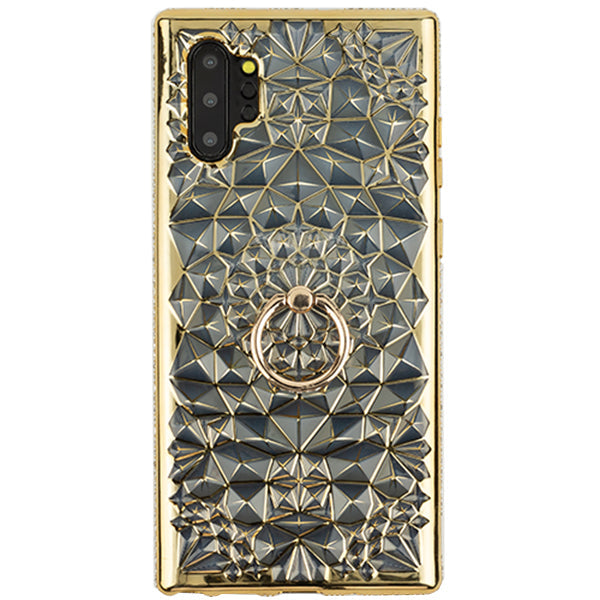 Abstract Ring Case Gold Samsung Note 10 Plus