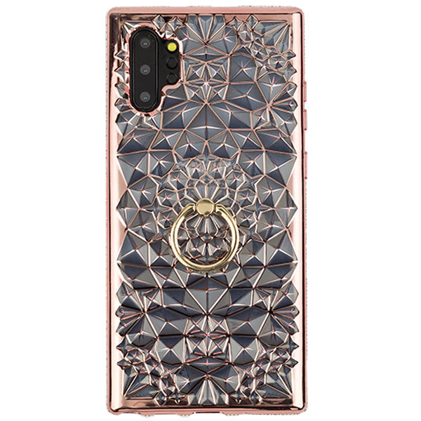 Abstract Ring Case Rose Gold Samsung Note 10 Plus