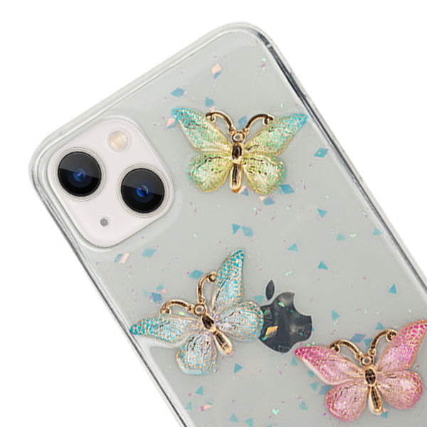 Butterflies 3D Pastel Case IPhone 13 Mini