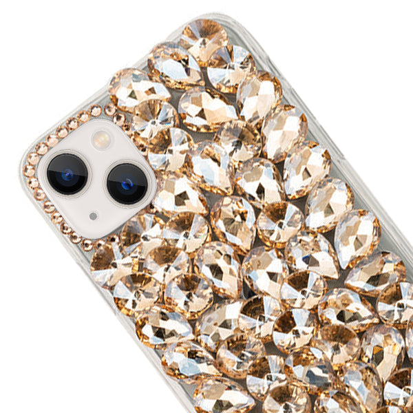Handmade Bling Gold Case IPhone 13 Mini