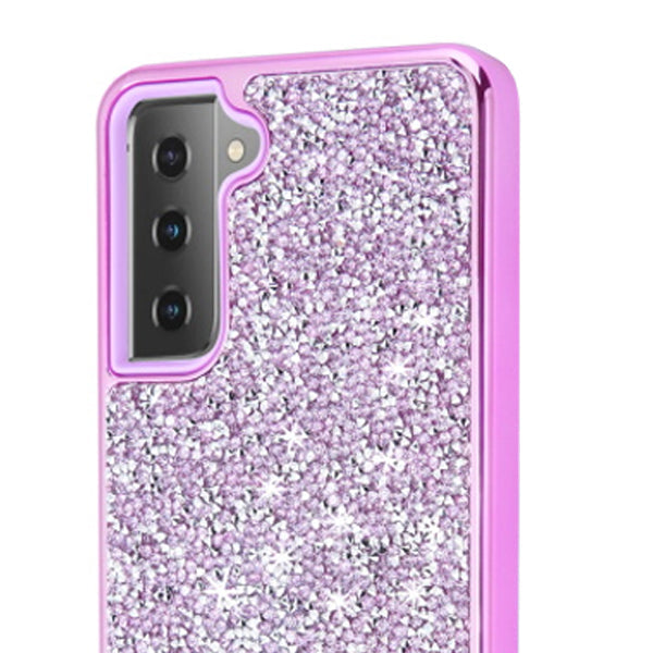 Hybrid Bling Case Purple Samsung S22 Plus