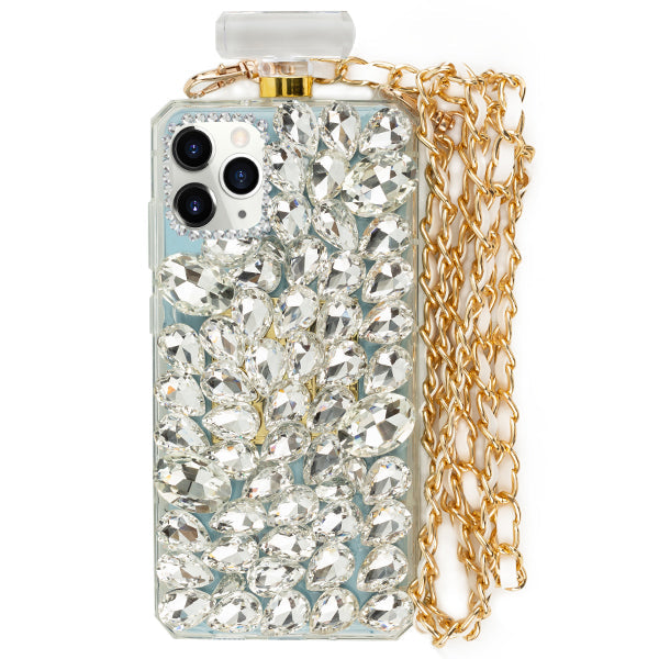 Handmade Bottle Bling Silver Case IPhone 12 Pro Max