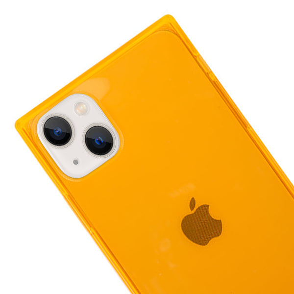 Square Box Orange Skin IPhone 13 Mini