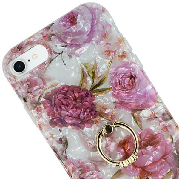 Flowers Pink Swirl Ring Skin Iphone 7/8 SE 2020