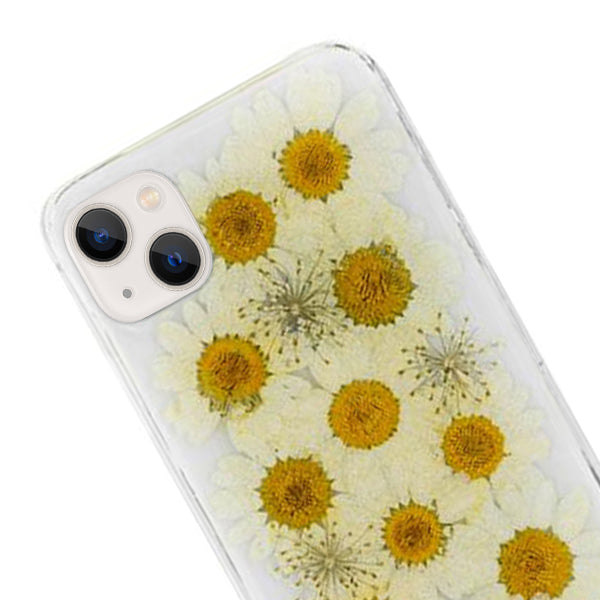 Real Flowers White Case Iphone 13