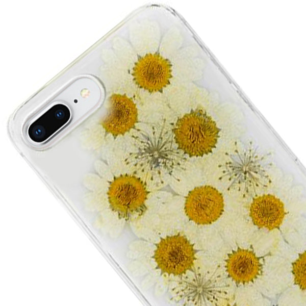 Real Flowers White Case Iphone 7/8 Plus