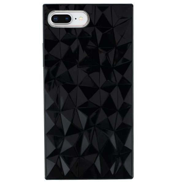 Square Box Triangle Tpu Skin Black Case  Iphone 7/8 Plus
