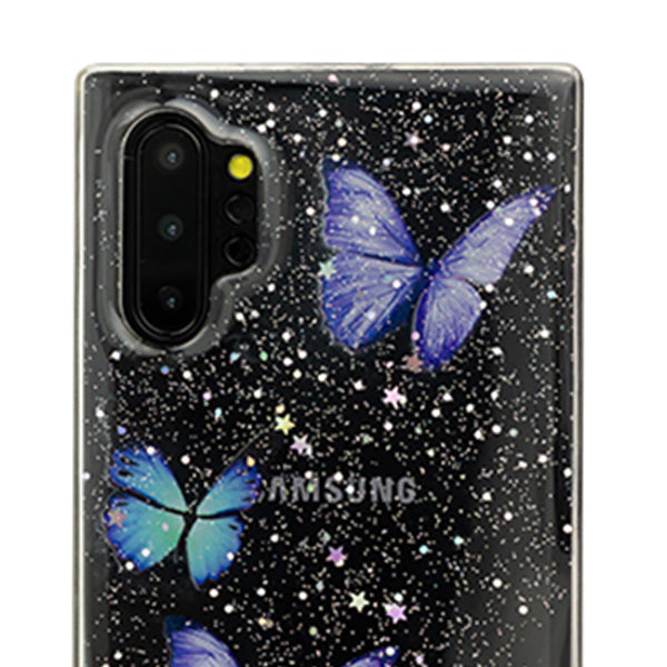 Butterflies Purple Case Note 10 Plus