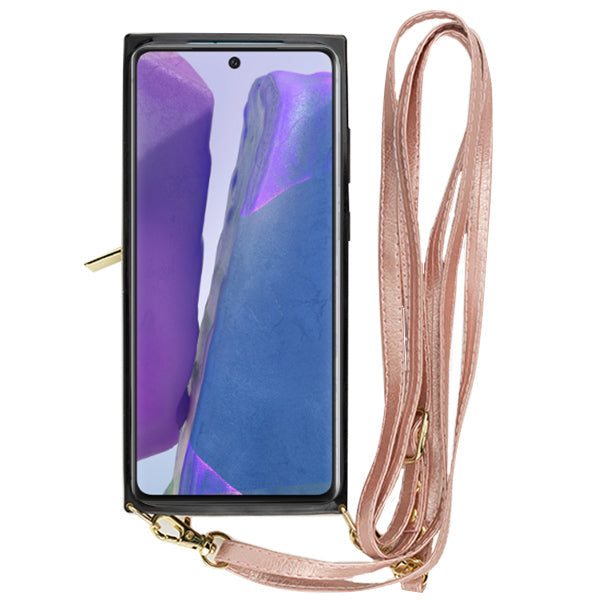 Crossbody Pouch Rose Gold Case Samsung Note 20