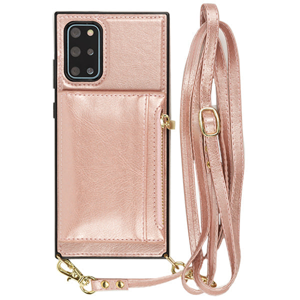 Crossbody Pouch Rose Gold Case Samsung S20 Plus