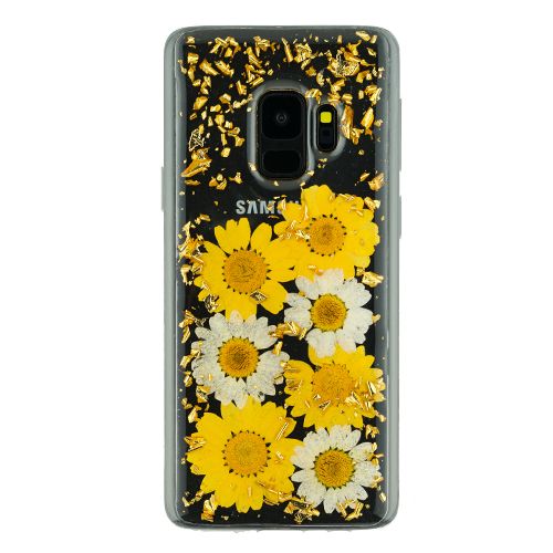 Real Flowers Yellow Samsung S9 Plus - Bling Cases.com