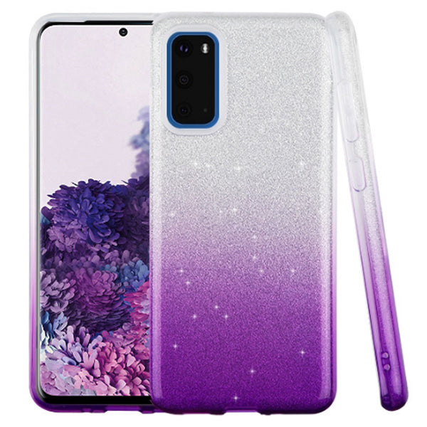 Purple Silver Case Samsung S20