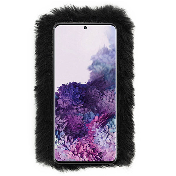 Fur Case Black Samsung S20 Ultra
