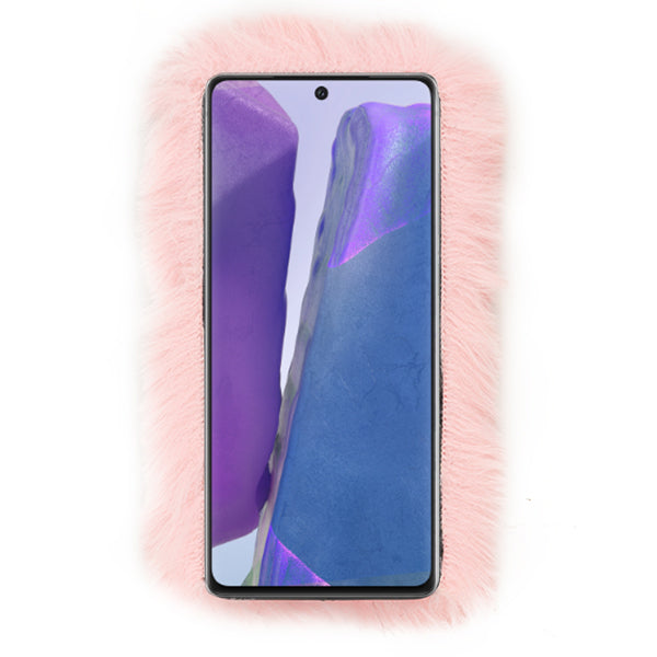 Fur Light Pink Case Samsung Note 20 Ultra