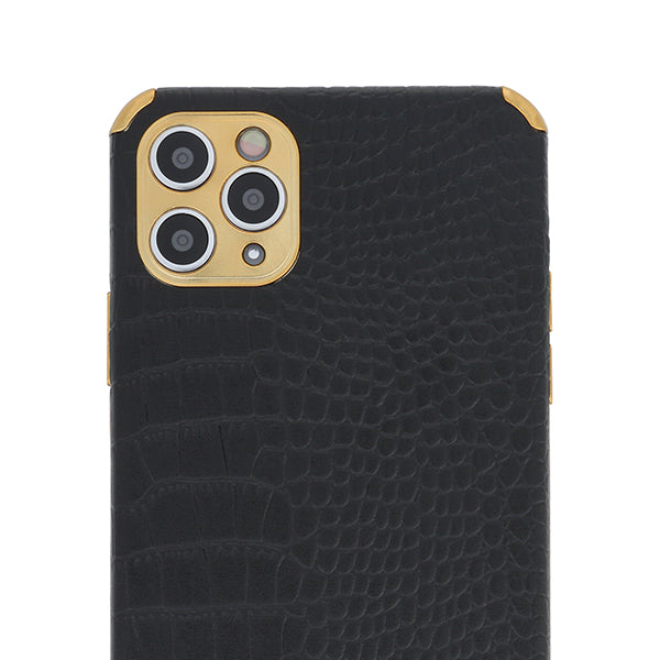 Reptile Style Black Gold Trim Case Iphone 11 Pro Max