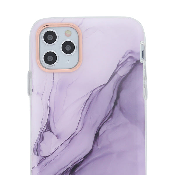 Marble Thin Hard Case Purple Iphone 13 Pro Max