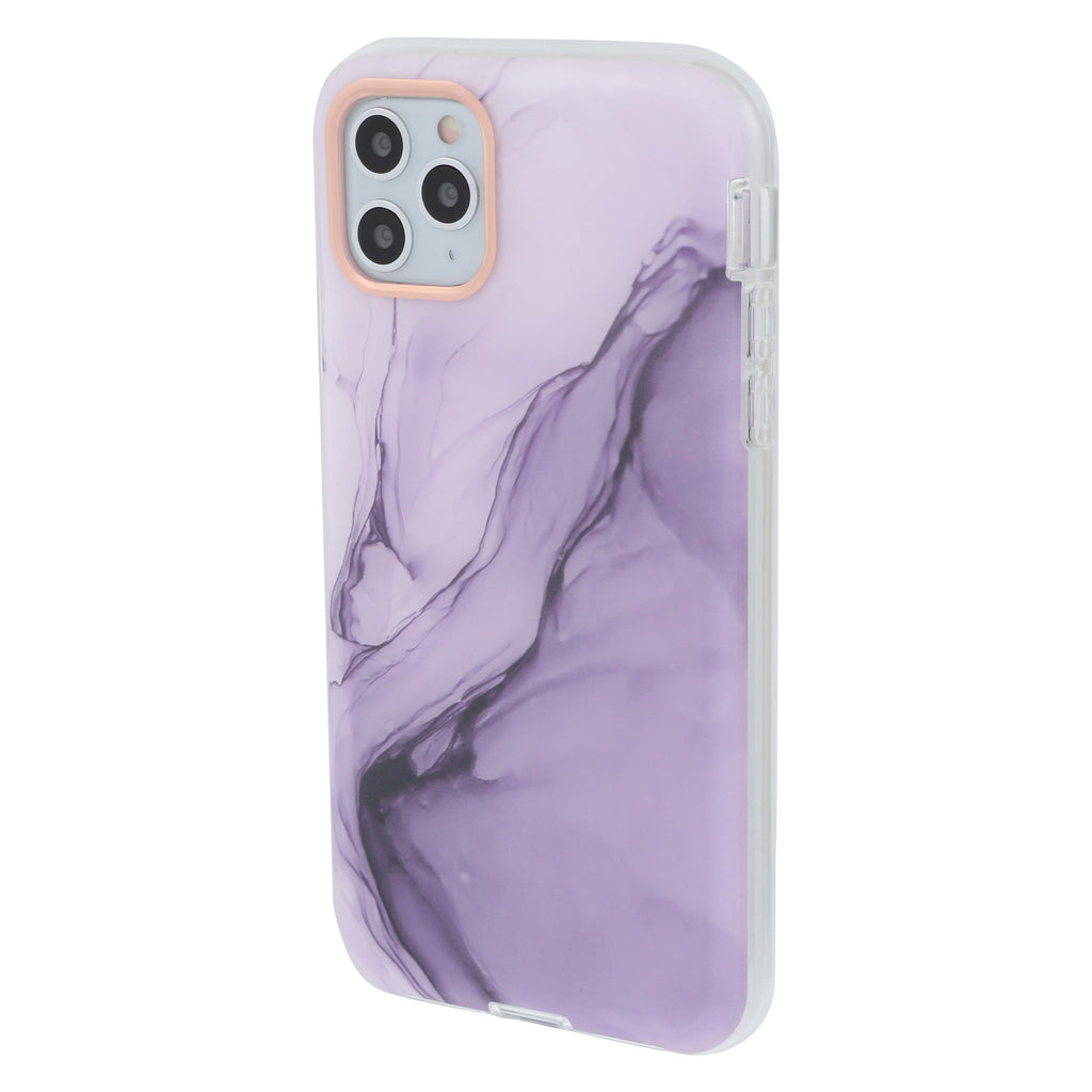 Marble Thin Hard Case Purple Iphone 11 Pro Max