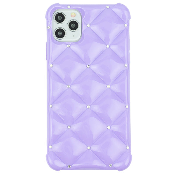 Plush Tpu Bling Skin Purple Iphone 11 Pro
