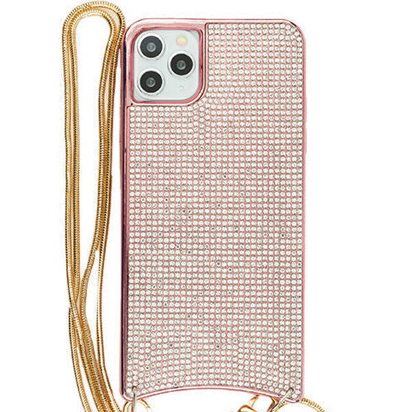 Bling Tpu Crossbody Rose Gold Silver Iphone 13 Pro