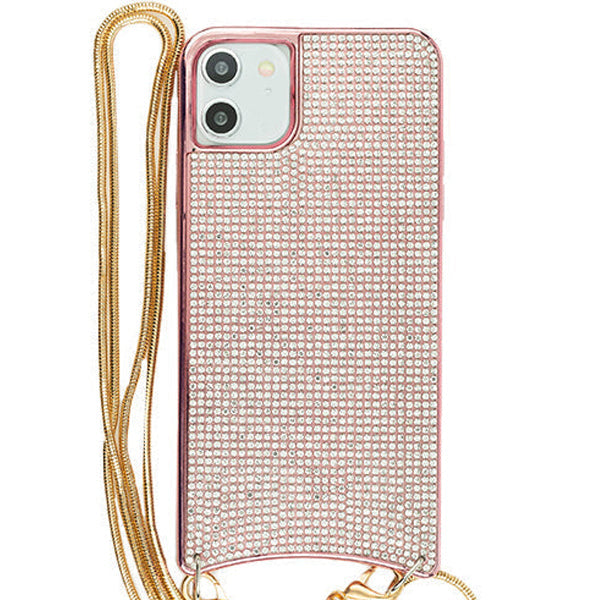 Bling Tpu Crossbody Rose Gold Silver Iphone 12 Mini