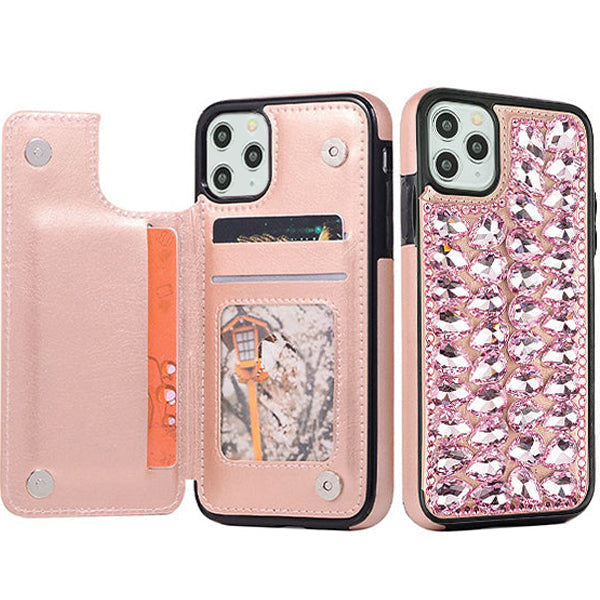 Back Book Card Case Pink Iphone 12/12 Pro