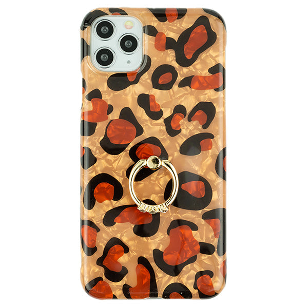 Leopard Brown Ring Tpu Skin Iphone 11 Pro