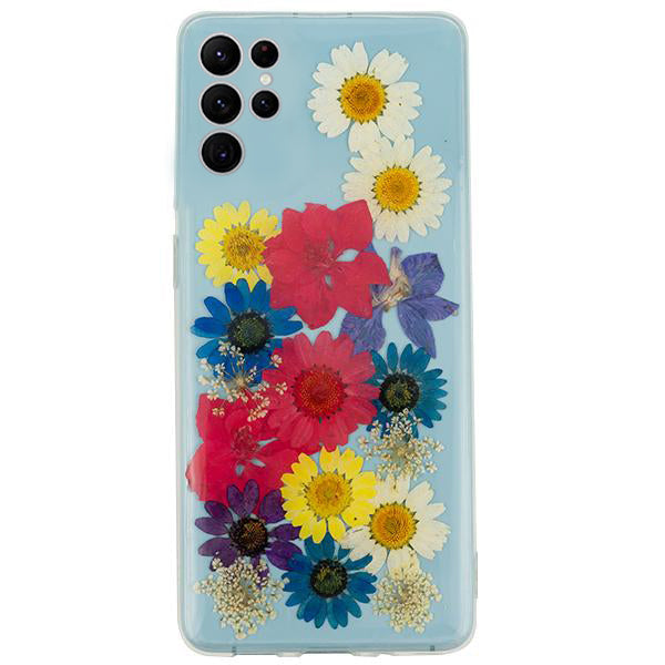 Real Flowers Rainbow Samsung S22 Ultra
