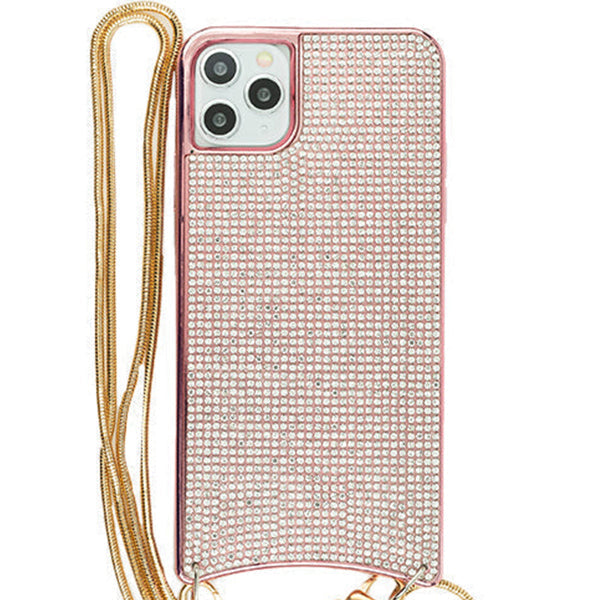 Bling Tpu Crossbody Rose Gold Silver Iphone 13 Pro Max
