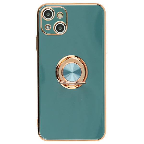 Free Air Ring Dark Green Chrome Case Iphone 13