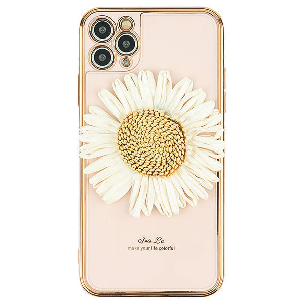 Free Air SunFlower 3d Case Light Pink Iphone 13 Pro Max