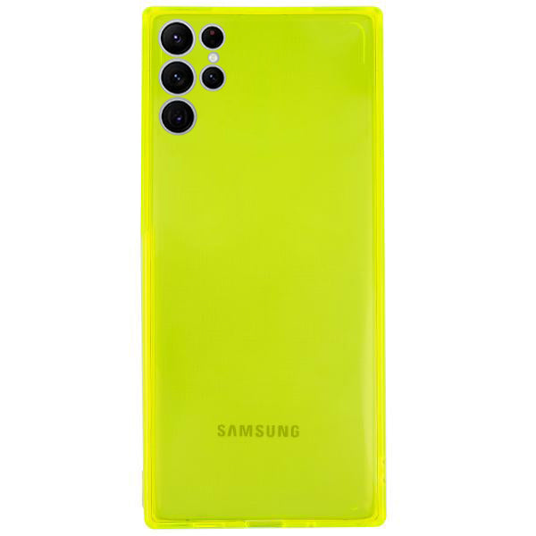 Square Box Skin Neon Green Samsung S22 Ultra