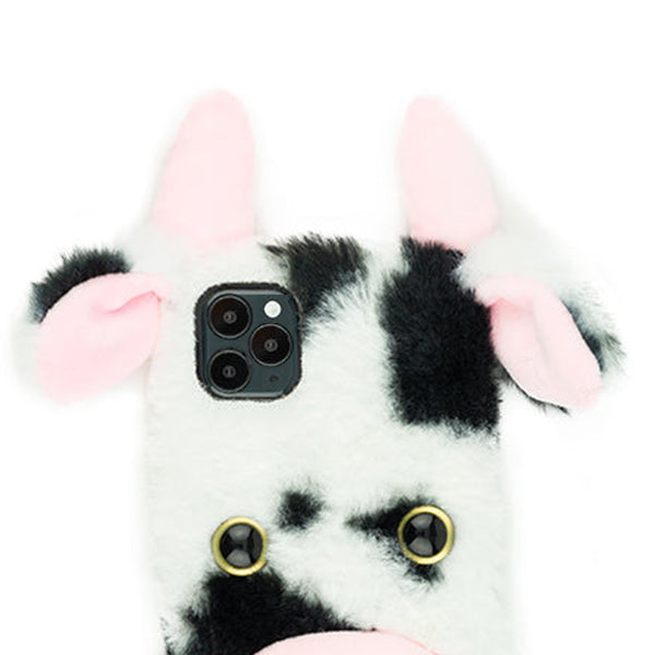 Cow Black White Fur Case  Iphone 12 Pro Max