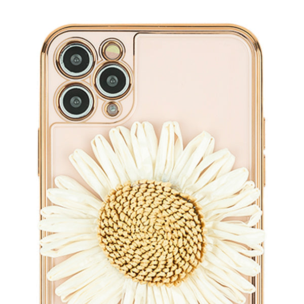 Free Air SunFlower 3d Case Light Pink Iphone 13 Pro Max