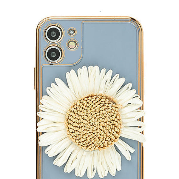 Free Air SunFlower 3D Case Blue Iphone 12 Mini