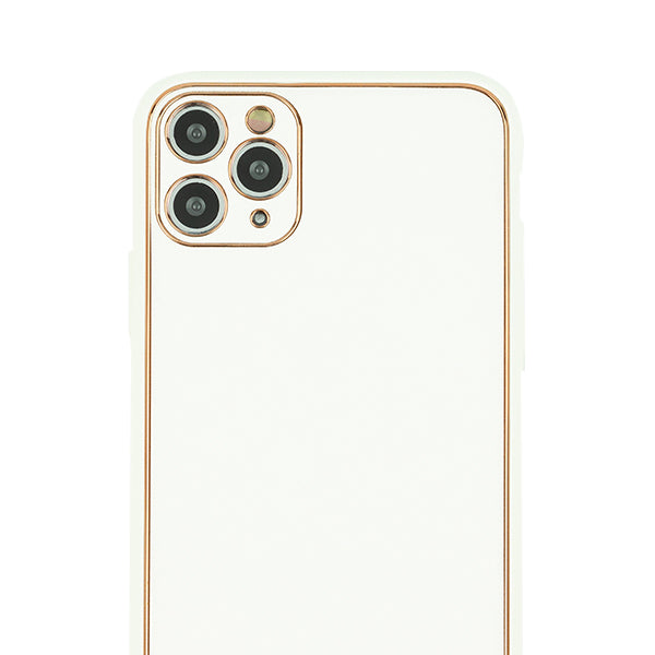 Leather Style White Gold Case Iphone 13 Pro Max