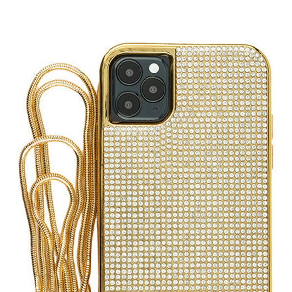 Bling Tpu Crossbody Gold Silver Case Iphone 12/12 Pro