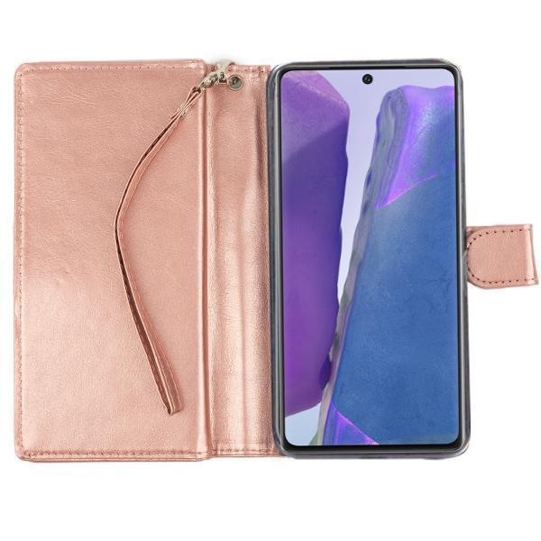 Detachable Wallet Rose Gold Note 20 Ultra