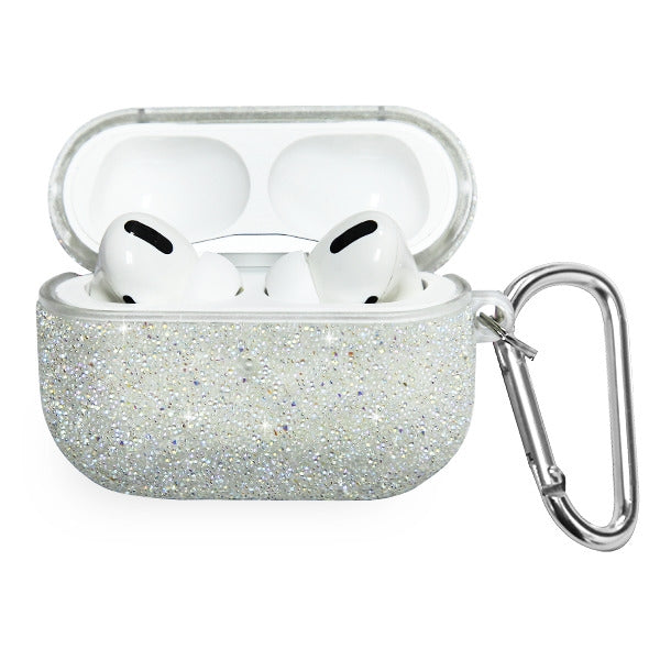 Glitter Bling Silver Airpods Pro - Bling Cases.com