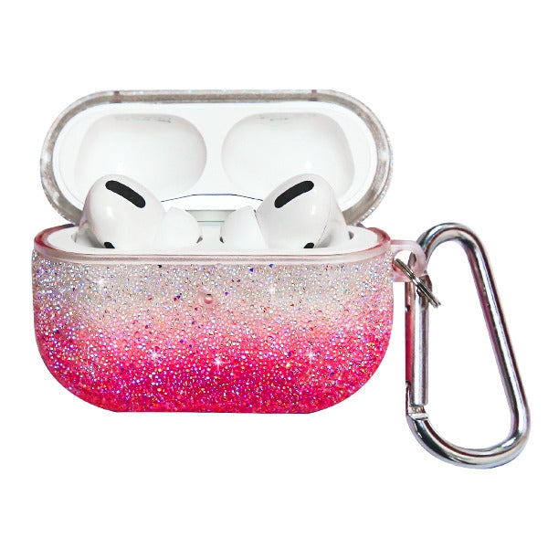 Glitter Bling Pink Fade Airpods Pro - Bling Cases.com