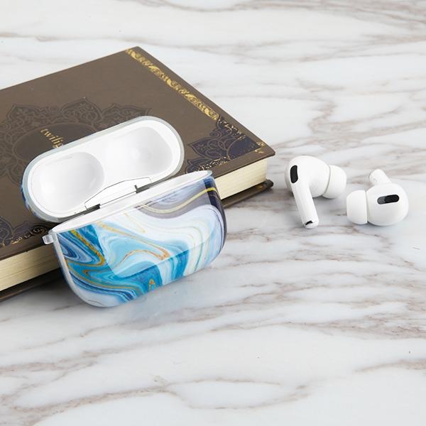 Marble Blue Swirl Airpods Pro - Bling Cases.com